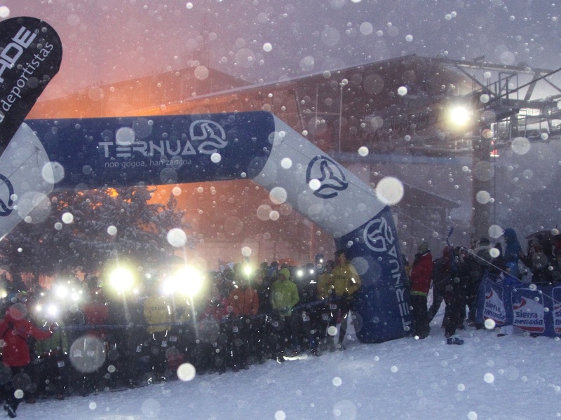 600 corredores por nieve se enfrentan mañana al snowrunning de Sierra Nevada 