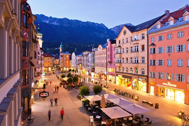 La céntrica Maria-Theresien-Strasse en Innsbruck