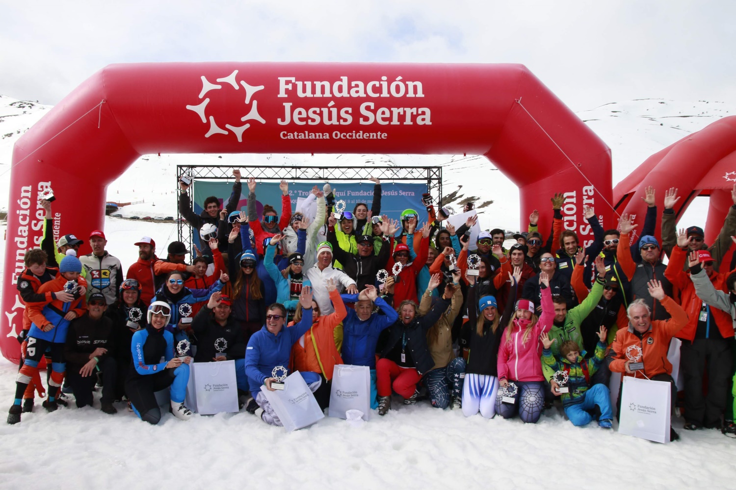 La intensa nevada en Baqueira Beret, antesala del 13º Trofeo de Esquí Fundación Jesús Serra