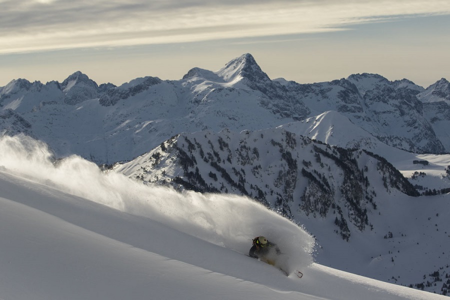 Baqueira Beret está en perfectas condiciones para esquiar. Foto: Txema Trull. Adriá Millán Skier