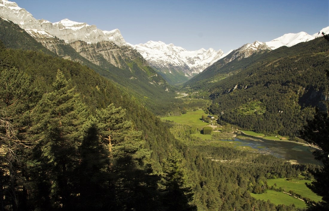 Valle de la Pineta en el parque Nacional de Ordesa y Monte Perdido