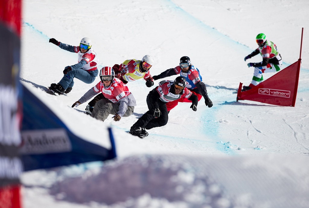 Disputada la primera Copa del Mundo de Snowboard SBX en Vallnord. Foto Iñaki Rubio - Vallnord