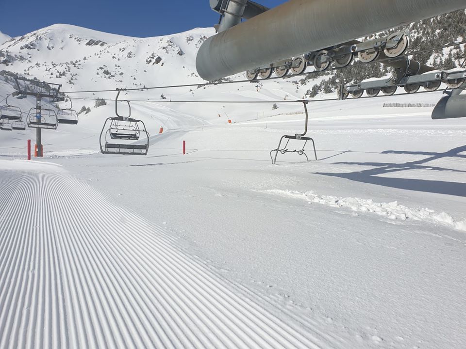 Una nevada casi de récord en Vallter 2000. Hasta 220 cm de nieve nueva en cotas altas