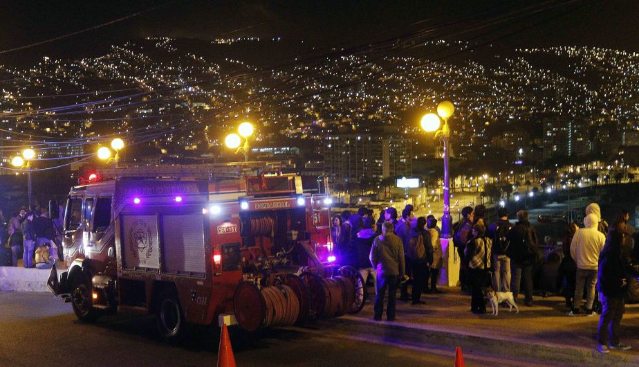 Un brutal terremoto se produce frente a las costas chilenas de Valparaiso