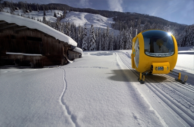 Nuevo vehículo de rescate en la nieve GOPR